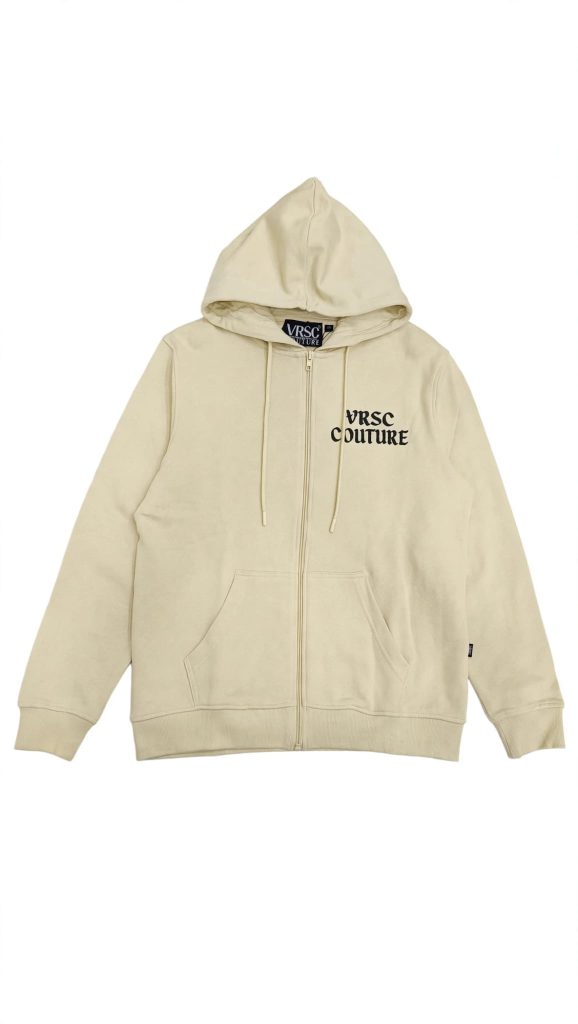 VRSC FELPA ZIP BEGIE