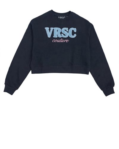 VRSC DONNA FELPA SCRITTA BLU